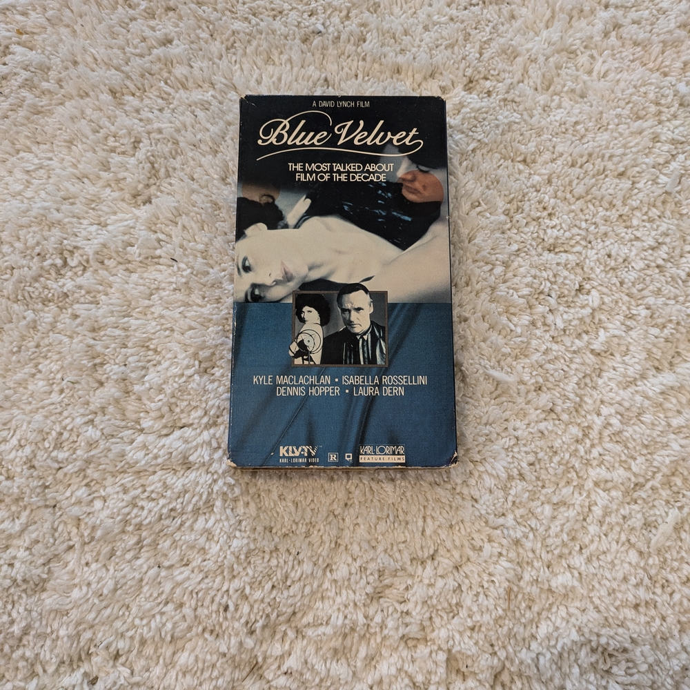 Blue Velvet VHS Tape